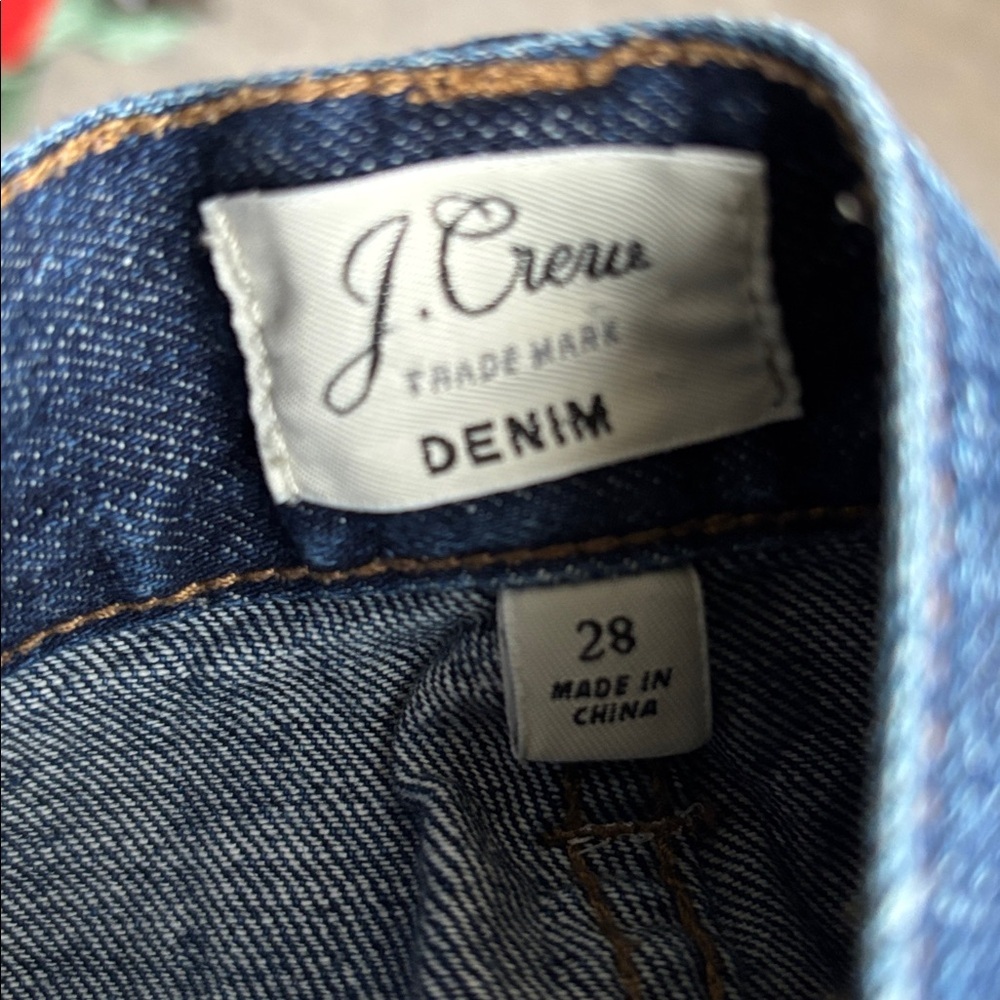 J. Crew Trademark Blue Denim Midi Skirt in 28 - Picture 2 of 6
